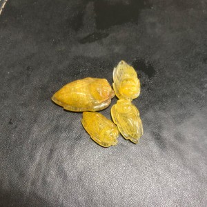 Ve sầu (ngọc thiền) đá thạch anh tóc vàng