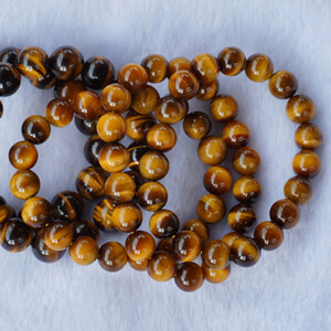 Vòng đá mắt hổ nâu vàng