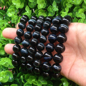 Vòng đá mắt hổ xanh đen