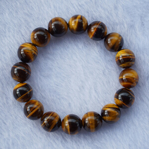 Vòng đá mắt hổ nâu vàng