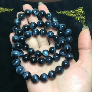 Vòng đá mắt hổ xanh đen