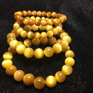 Vòng đá mắt hổ vàng