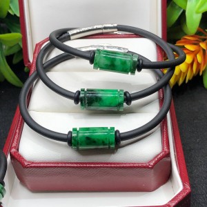 Vòng lu thống ngọc phỉ thúy đốt trúc