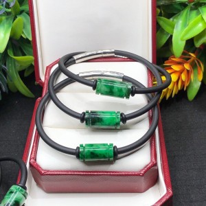 Vòng lu thống ngọc phỉ thúy đốt trúc