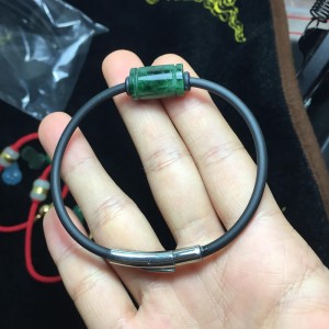 Vòng lu thống ngọc phỉ thúy đốt trúc